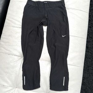 Nike 3/4 Length Running Pants With Reflective Safety Detail
